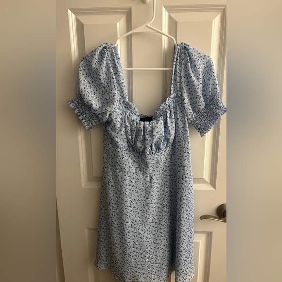 Blue Floral Dress - Picture 1 of 1